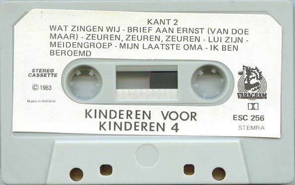 Kinderen voor Kinderen : Kinderen Voor Kinderen 4 (Cass, Album)