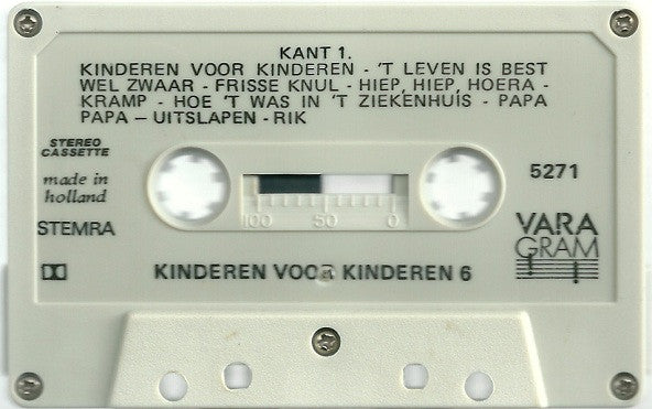 Kinderen voor Kinderen : Kinderen Voor Kinderen 6 (Cass, Album)