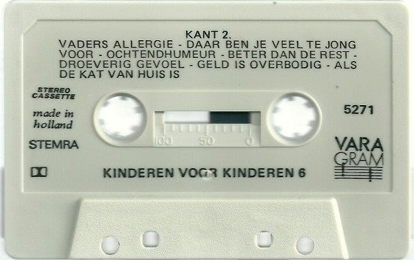 Kinderen voor Kinderen : Kinderen Voor Kinderen 6 (Cass, Album)