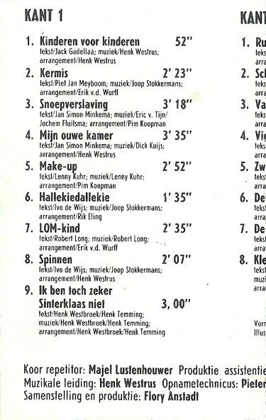 Kinderen voor Kinderen : Kinderen Voor Kinderen 7 (Cass, Album)