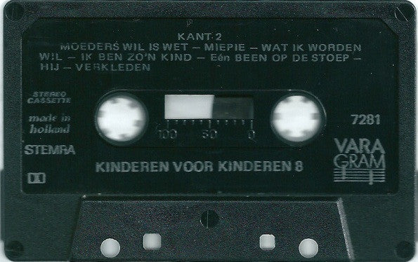 Kinderen voor Kinderen : Kinderen Voor Kinderen 8 (Cass, Album)