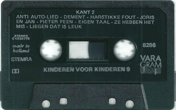 Kinderen voor Kinderen : Kinderen Voor Kinderen 9 (Cass, Album)