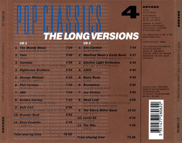 Various : Pop Classics - The Long Versions 4 (2xCD, Comp)