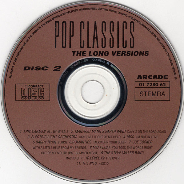 Various : Pop Classics - The Long Versions 4 (2xCD, Comp)