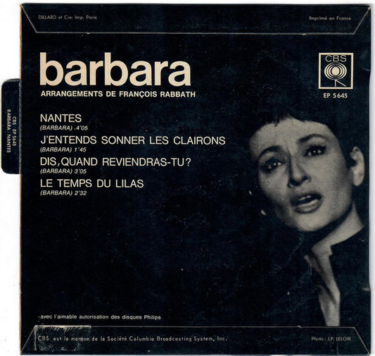 Barbara (5) : Nantes (7", EP, Mono)