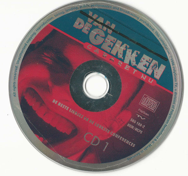 Various : Van De Gekken - Cabaret Nu (De Beste Liedjes En De Leukste Conferences) (3xCD, Comp)