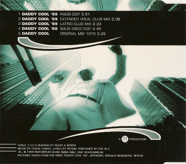 Boney M. Feat. Mobi T. : Daddy Cool '99 (CD, Maxi)