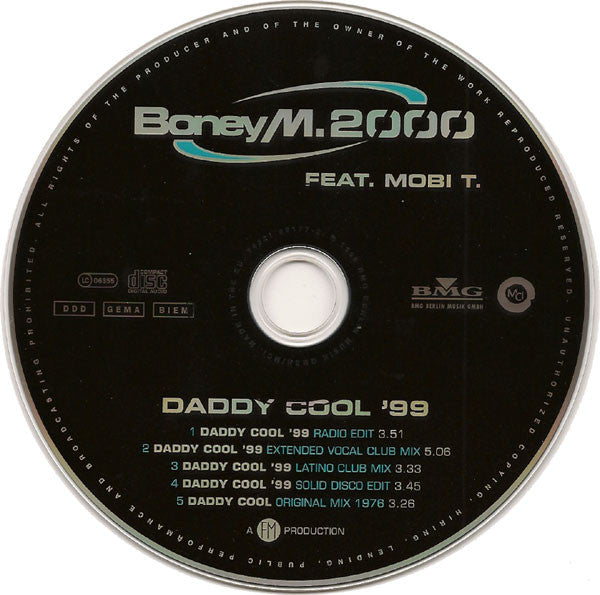Boney M. Feat. Mobi T. : Daddy Cool '99 (CD, Maxi)