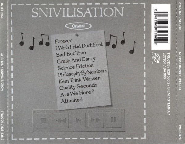 Orbital : Snivilisation (CD, Album, RP)