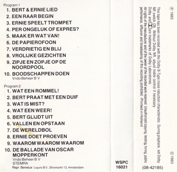 Bert & Ernie : Maak Er Wat Van! (Cass, Album)