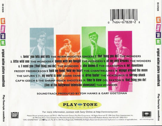 Various : That Thing You Do! - Original Motion Picture Soundtrack (CD, Album)