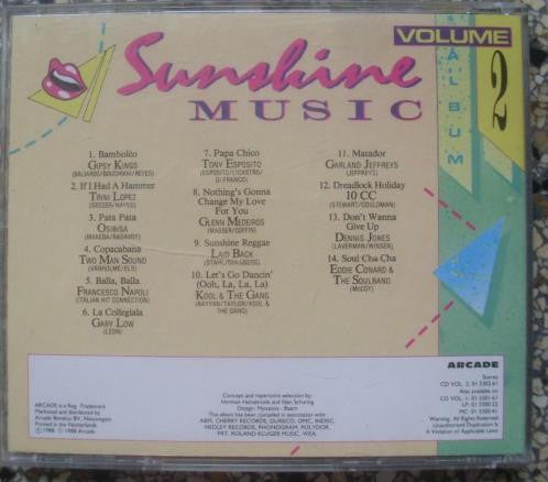 Various : Sunshine Music Volume 2 (CD, Comp)