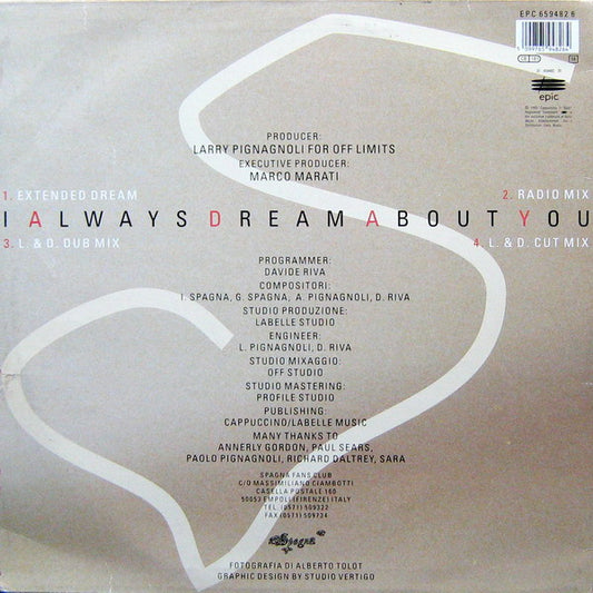 Ivana Spagna : I Always Dream About You (12", Maxi)