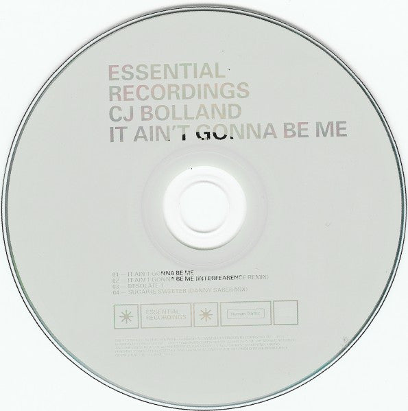 CJ Bolland : It Ain't Gonna Be Me (CD, Maxi)