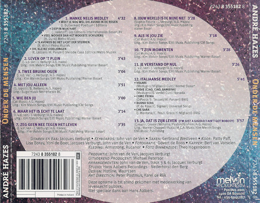 André Hazes : Onder De Mensen (CD, Album)