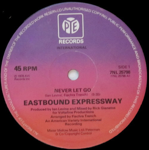 Eastbound Expressway : Never Let Go (12", Ltd)
