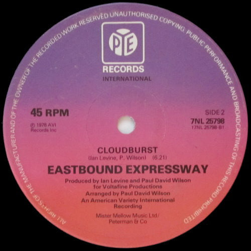 Eastbound Expressway : Never Let Go (12", Ltd)