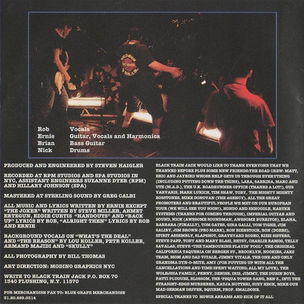 Black Train Jack : You're Not Alone (CD, Album)