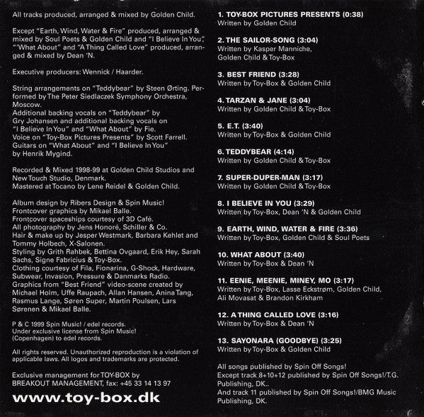 Toy-Box : Fantastic (CD, Album, Enh)