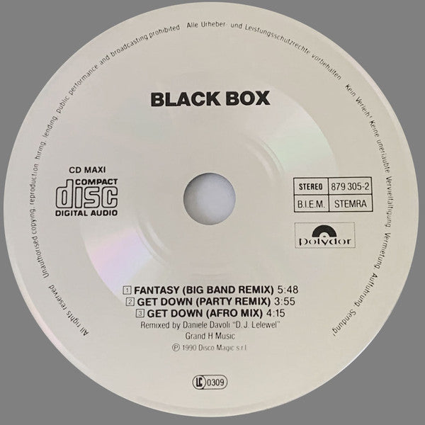 Black Box : Fantasy (Remix) (CD, Maxi)