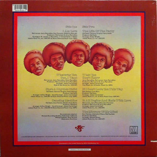 The Jackson 5 : Dancing Machine (LP, Album, RE)