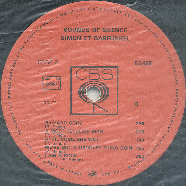 Simon & Garfunkel : Sounds Of Silence (LP, Album, Mono, RP)