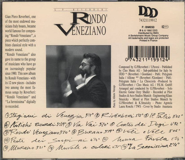 Gian Piero Reverberi : Rondò Veneziano : Rondo' Veneziano (CD, Album)