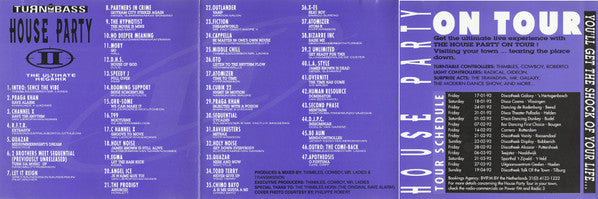 Various : House Party II (The Ultimate Megamix) (CD, Comp, Mixed)