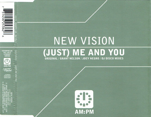 New Vision : (Just) Me And You (CD, Single, PMD)