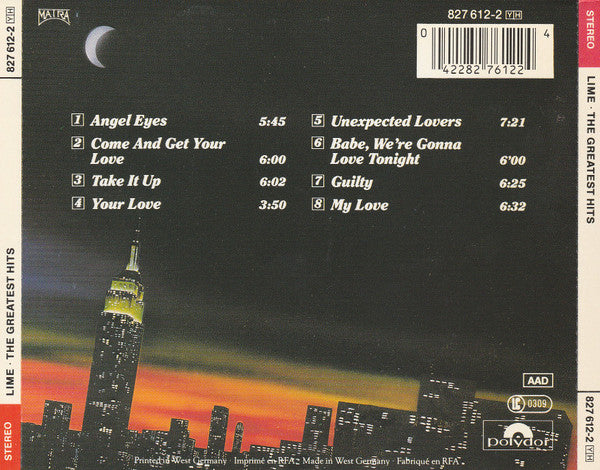 Lime (2) : The Greatest Hits (Remixed Versions) (CD, Comp)