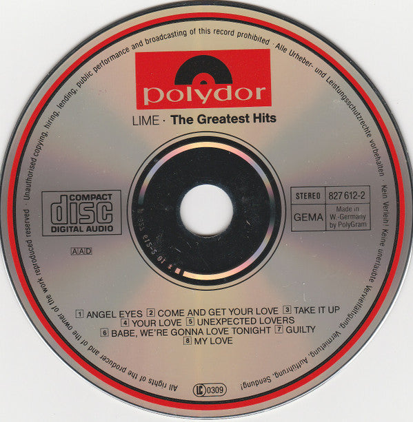 Lime (2) : The Greatest Hits (Remixed Versions) (CD, Comp)