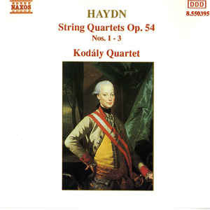 Joseph Haydn - Kodály Quartet : String Quartets Op. 54, Nos. 1 - 3 (CD)