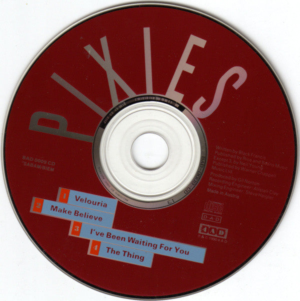 Pixies : Velouria (CD, Single)