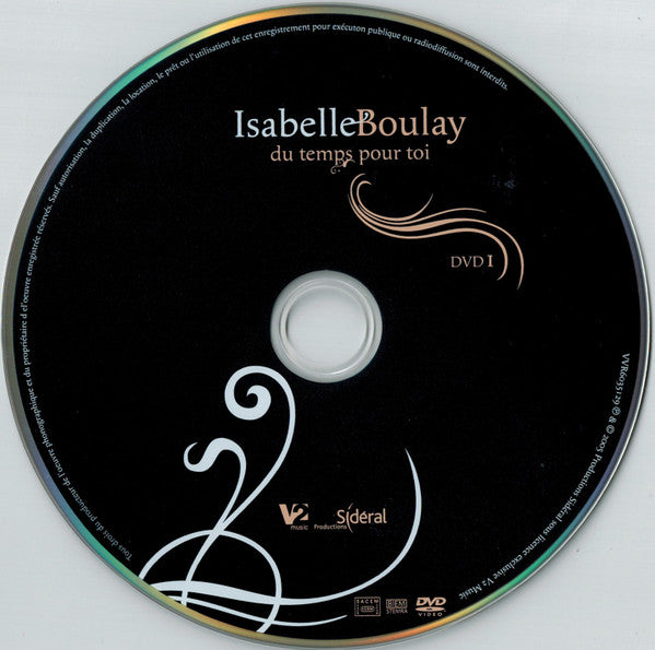 Isabelle Boulay : Du Temps Pour Toi (2xDVD-V, PAL)