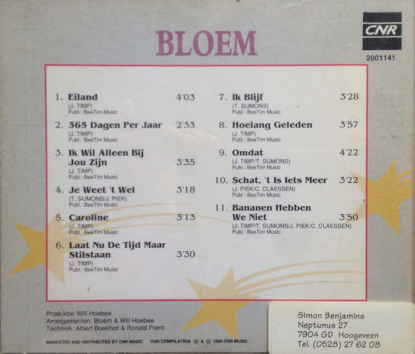 Bloem : Bloem (CD, Album, RE)