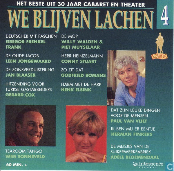 Various : We Blijven Lachen 4 (CD, Comp)