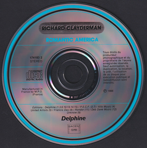 Richard Clayderman : Romantic America (CD, Album)
