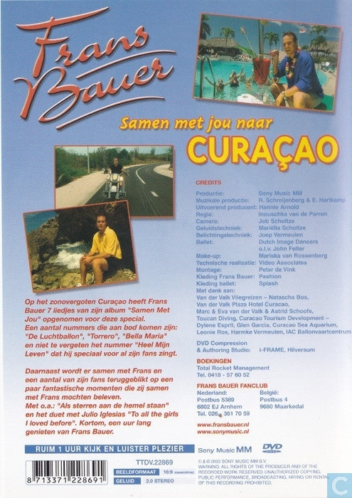 Frans Bauer : Samen Met Jou Naar Curaçao (DVD)