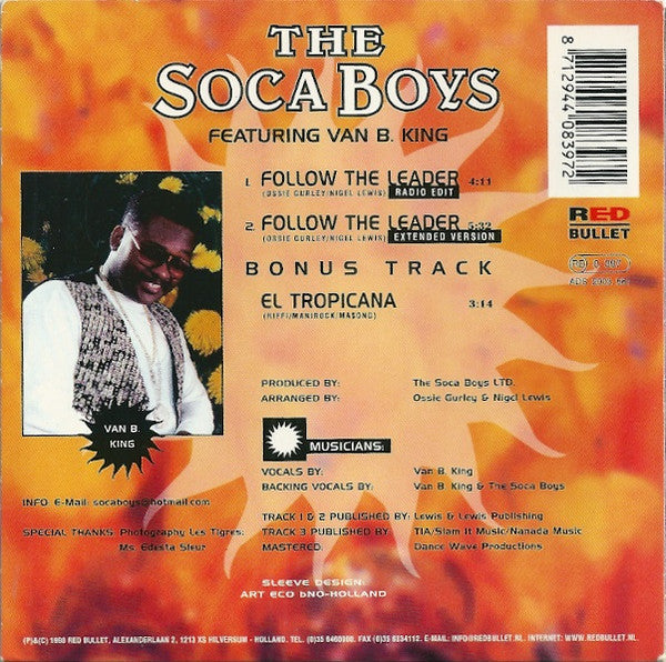Soca Boys Featuring Van B. King : Follow The Leader (CD, Single)