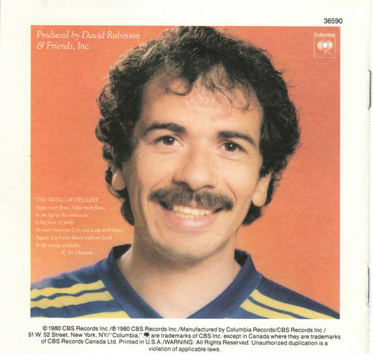 Carlos Santana : The Swing Of Delight (CD, Album, RE)