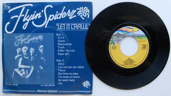 The Flyin' Spiderz : Room (7", Single)