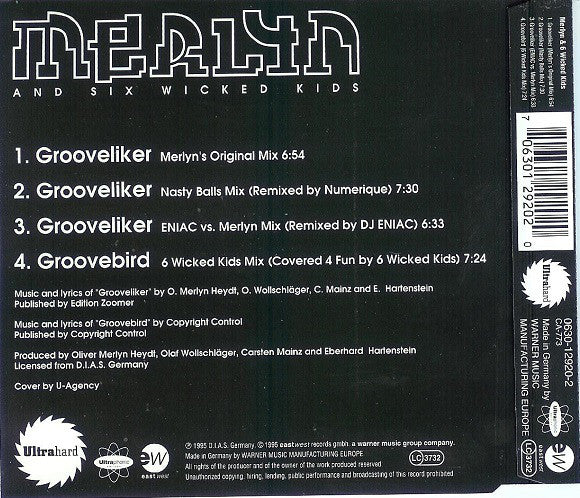Merlyn & 6 Wicked Kids : Grooveliker (CD, Maxi)