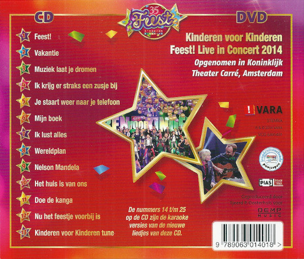 Kinderen voor Kinderen : 35 - Feest (CD, Album + DVD-V, PAL)