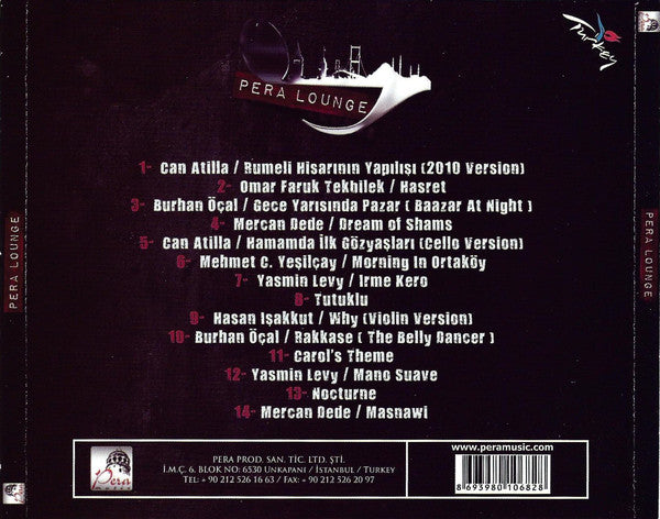 Various : Pera Lounge (CD)