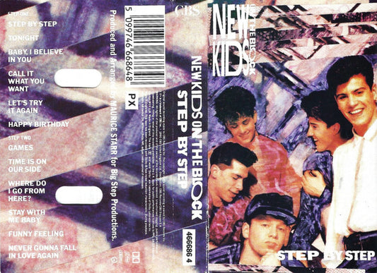 New Kids On The Block : Step By Step (Cass, Album)