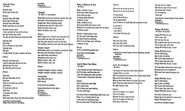 New Kids On The Block : Step By Step (Cass, Album)