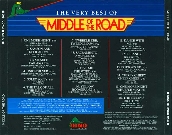 Middle Of The Road : The Very Best Of Middle Of The Road (CD, Comp)