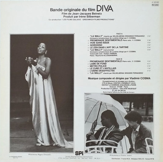 Vladimir Cosma : Diva (Bande Originale Du Film) (LP, Album)