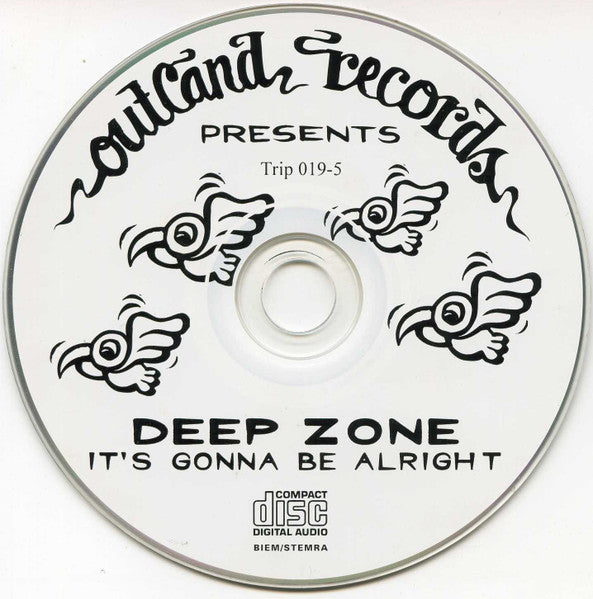 Deep Zone : It's Gonna Be Alright (CD, Single, Car)