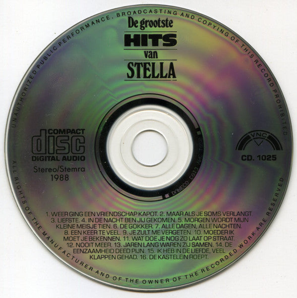 Stella (10) : De Grootste Hits Van Stella (CD, Comp)
